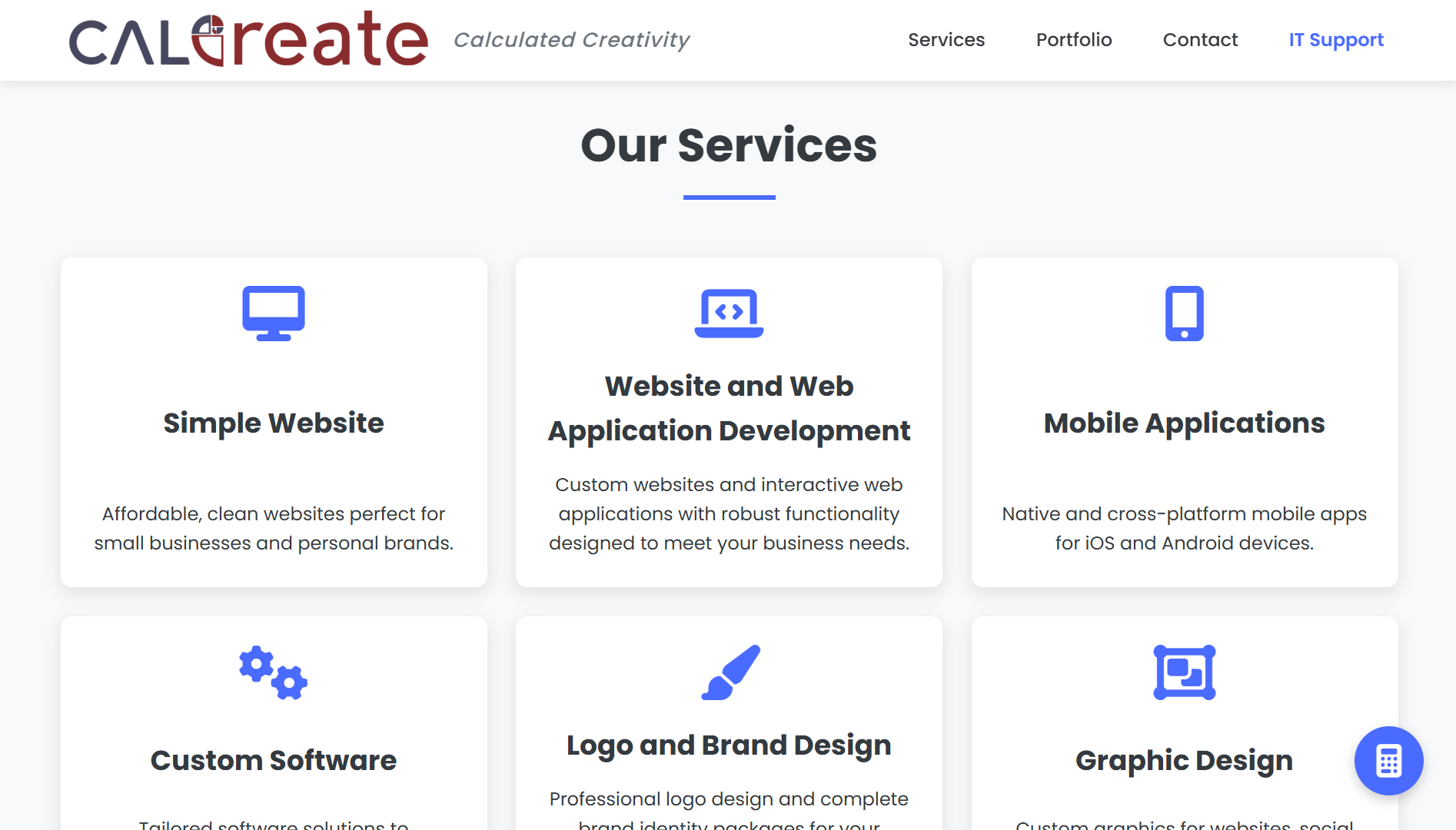 CalCreate Website