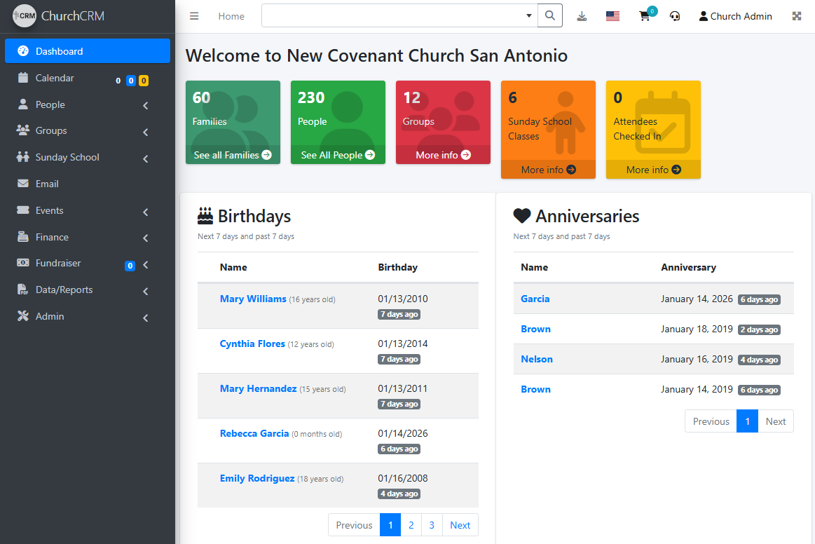 Church CRM